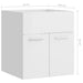 Set mobilier de baie, 2 piese, alb extralucios, lemn prelucrat - WALTI WALTI