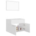 Set mobilier de baie, 2 piese, alb, PAL - WALTI WALTI