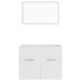 Set mobilier de baie, 2 piese, alb, PAL - WALTI WALTI