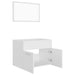 Set mobilier de baie, 2 piese, alb, PAL - WALTI WALTI