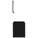 Set mobilier de baie, 2 piese, negru, PAL - WALTI WALTI