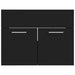 Set mobilier de baie, 2 piese, negru, PAL - WALTI WALTI