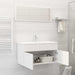 Set mobilier de baie, 2 piese, alb, PAL - WALTI WALTI