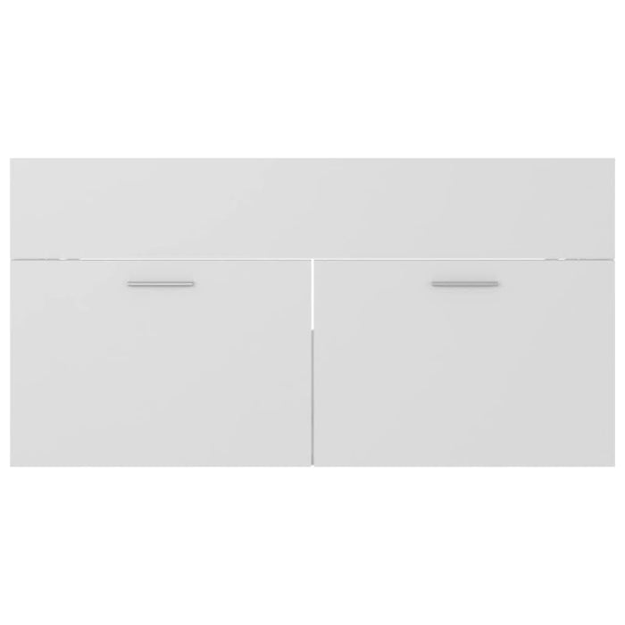 Set mobilier de baie, 2 piese, alb, PAL - WALTI WALTI