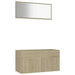 Set mobilier baie, 2 piese, stejar Sonoma, PAL - WALTI WALTI