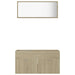 Set mobilier baie, 2 piese, stejar Sonoma, PAL - WALTI WALTI