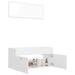 Set mobilier de baie, 2 piese, alb, PAL - WALTI WALTI
