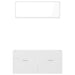 Set mobilier de baie, 2 piese, alb, PAL - WALTI WALTI