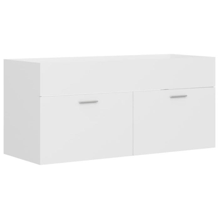 Set mobilier de baie, 2 piese, alb, PAL - WALTI WALTI