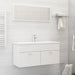 Set mobilier de baie, 2 piese, alb, PAL - WALTI WALTI