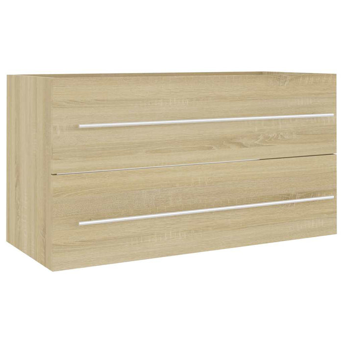 Set mobilier baie, 2 piese, stejar Sonoma, PAL WALTI