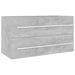 Set mobilier de baie, 2 piese, gri beton, PAL - WALTI WALTI