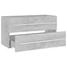 Set mobilier de baie, 2 piese, gri beton, PAL - WALTI WALTI