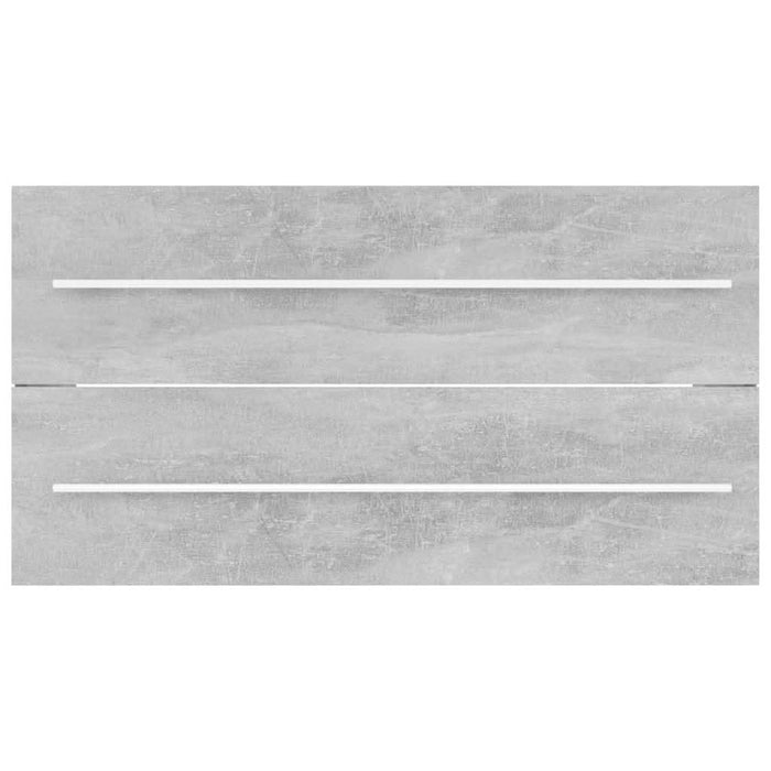 Set mobilier de baie, 2 piese, gri beton, PAL - WALTI WALTI