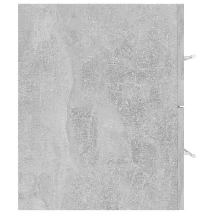 Set mobilier de baie, 2 piese, gri beton, PAL - WALTI WALTI