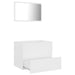 Set mobilier de baie, 2 piese, alb, PAL - WALTI WALTI