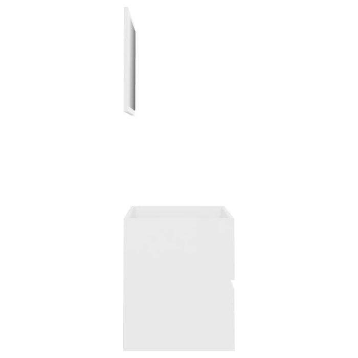Set mobilier de baie, 2 piese, alb, PAL - WALTI WALTI