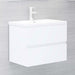 Set mobilier de baie, 2 piese, alb, PAL - WALTI WALTI