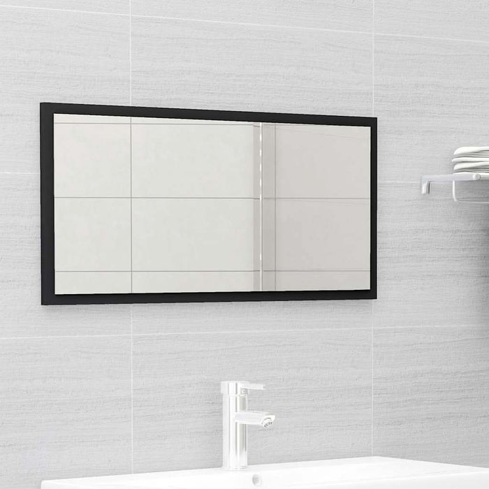 Set mobilier de baie, 2 piese, negru, PAL - WALTI WALTI