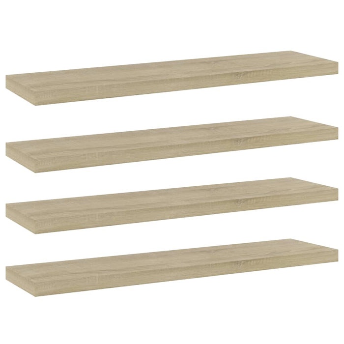Plăci bibliotecă, 4 buc, stejar sonoma, 40 x 10 x 1,5 cm, PAL - WALTI WALTI
