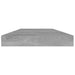 Plăci bibliotecă, gri beton, 4 buc, 40 x 10 x 1,5 cm, PAL - WALTI WALTI