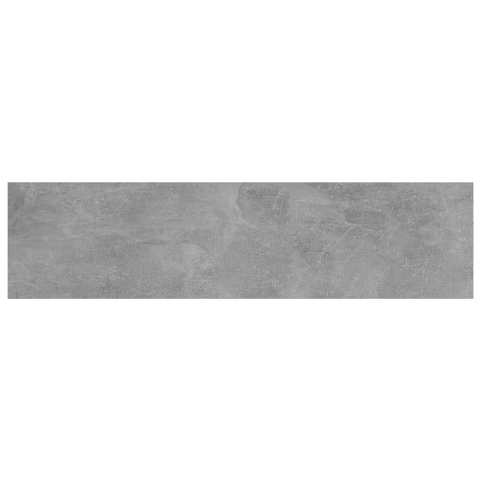 Plăci bibliotecă, gri beton, 4 buc, 40 x 10 x 1,5 cm, PAL - WALTI WALTI