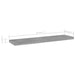 Plăci bibliotecă, gri beton, 4 buc, 40 x 10 x 1,5 cm, PAL - WALTI WALTI