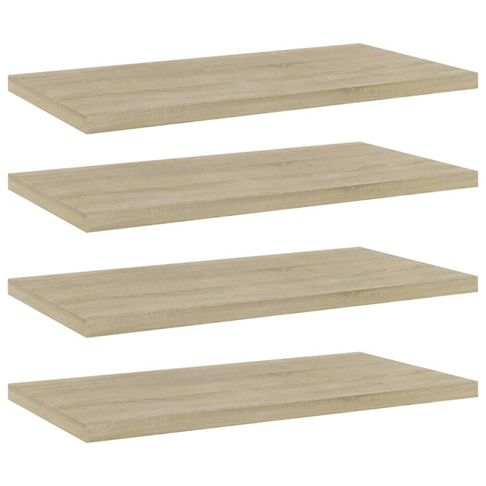 Plăci bibliotecă, 4 buc, stejar sonoma, 40 x 20 x 1,5 cm, PAL - WALTI WALTI
