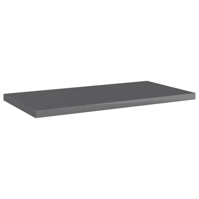 Plăci rafturi 8 buc. gri extralucios 40x20x1,5cm lemn prelucrat - WALTI WALTI