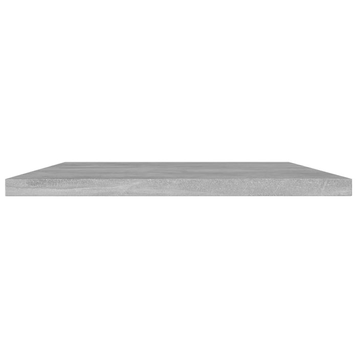 Plăci bibliotecă, gri beton, 4 buc, 40 x 30 x 1,5 cm, PAL - WALTI WALTI