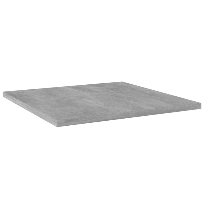 Plăci bibliotecă, gri beton, 4 buc, 40 x 40 x 1,5 cm, PAL - WALTI WALTI