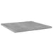Plăci bibliotecă, gri beton, 4 buc, 40 x 40 x 1,5 cm, PAL - WALTI WALTI