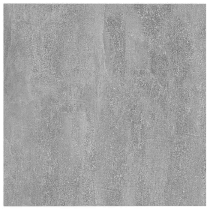 Plăci bibliotecă, gri beton, 4 buc, 40 x 40 x 1,5 cm, PAL - WALTI WALTI