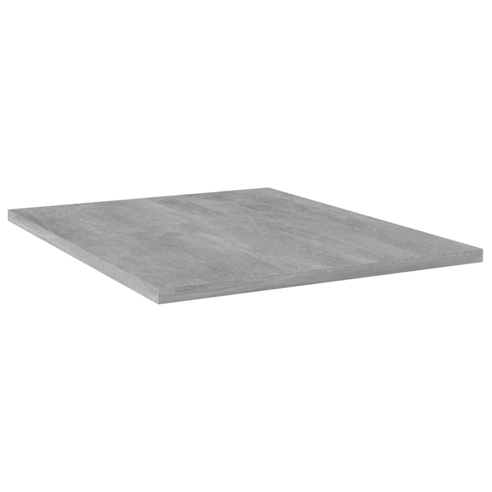 Plăci bibliotecă, gri beton, 4 buc, 40 x 50 x 1,5 cm, PAL - WALTI WALTI