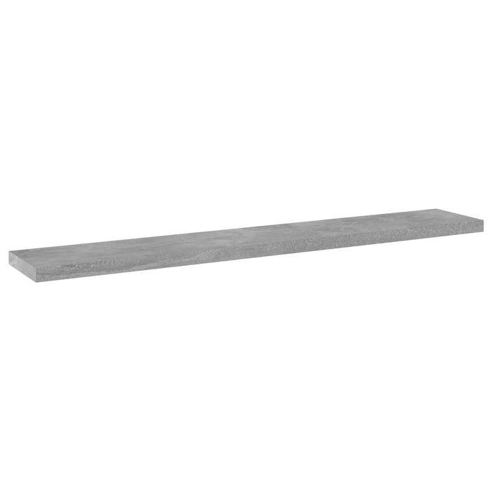 Plăci bibliotecă, gri beton, 4 buc, 60 x 10 x 1,5 cm, PAL - WALTI WALTI