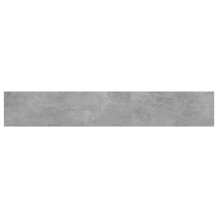 Plăci bibliotecă, gri beton, 8 buc, 60 x 10 x 1,5 cm, PAL - WALTI WALTI