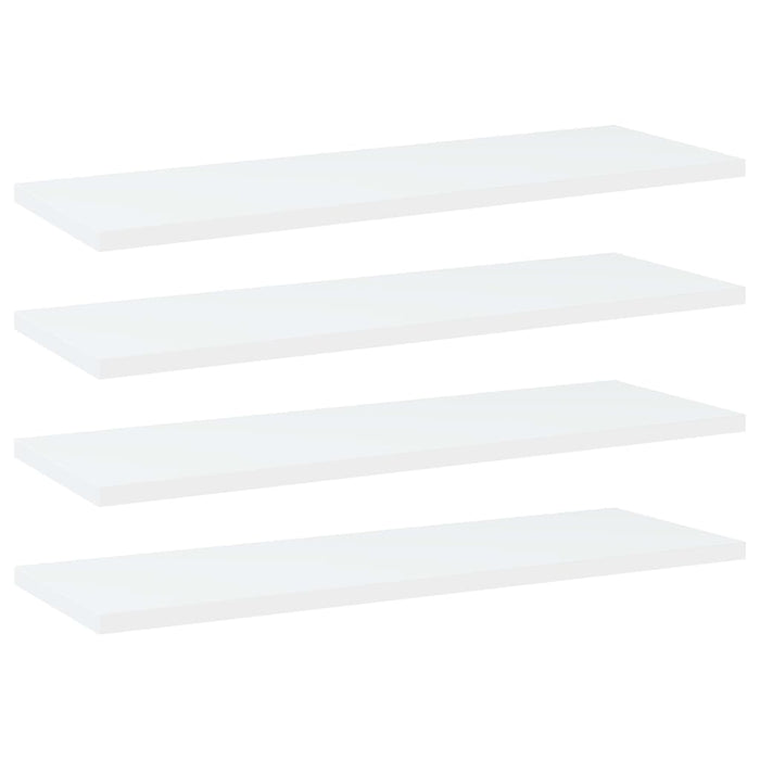 Plăci bibliotecă, 4 buc., alb, 60 x 20 x 1,5 cm, PAL - WALTI WALTI
