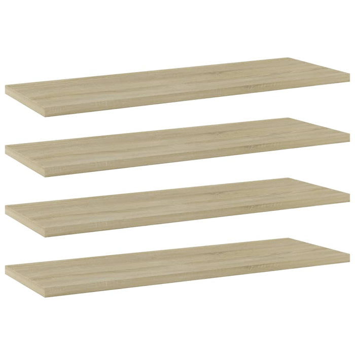 Plăci bibliotecă, stejar sonoma, 4 buc, 60 x 20 x 1,5 cm, PAL - WALTI WALTI