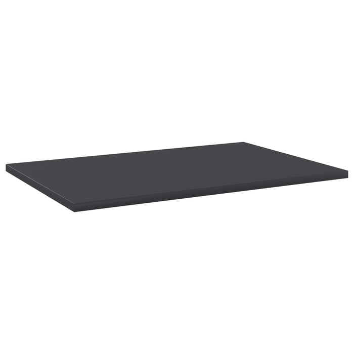 Plăci raft bibliotecă, 8 buc., gri, 60x40x1,5cm, lemn prelucrat - WALTI WALTI