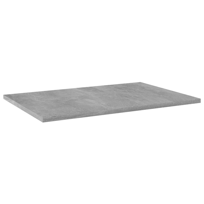Plăci bibliotecă, gri beton, 4 buc, 60 x 40 x 1,5 cm, PAL - WALTI WALTI
