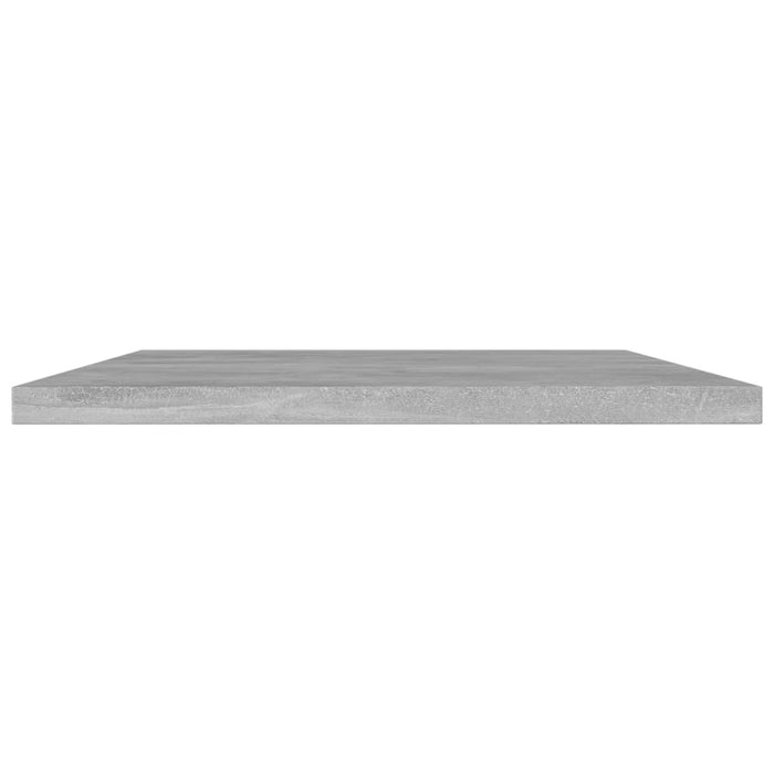 Plăci bibliotecă, gri beton, 4 buc, 60 x 40 x 1,5 cm, PAL - WALTI WALTI
