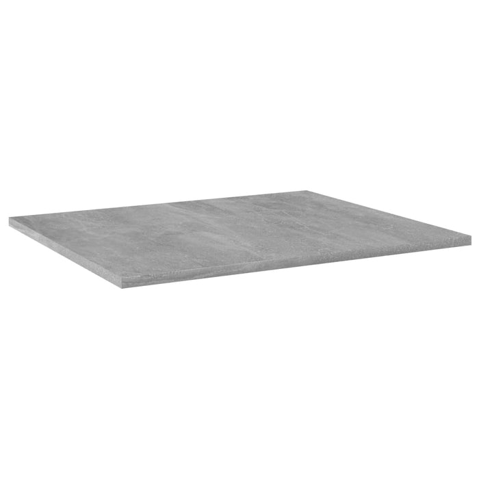 Plăci bibliotecă, gri beton, 4 buc, 60 x 50 x 1,5 cm, PAL WALTI