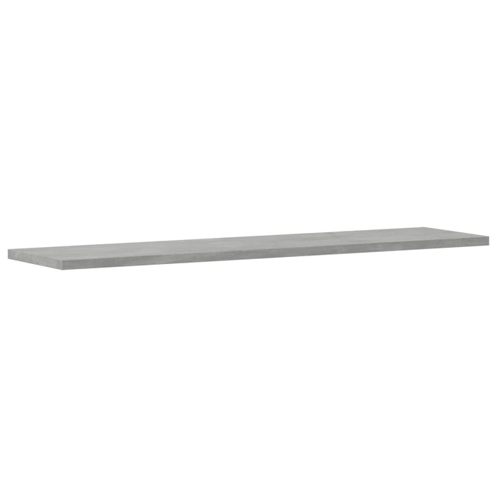 Plăci bibliotecă, gri beton, 4 buc, 80 x 20 x 1,5 cm, lemn - WALTI WALTI
