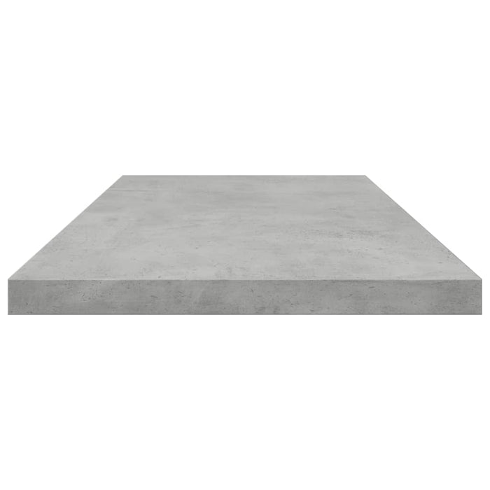 Plăci bibliotecă, gri beton, 4 buc, 80 x 20 x 1,5 cm, lemn - WALTI WALTI