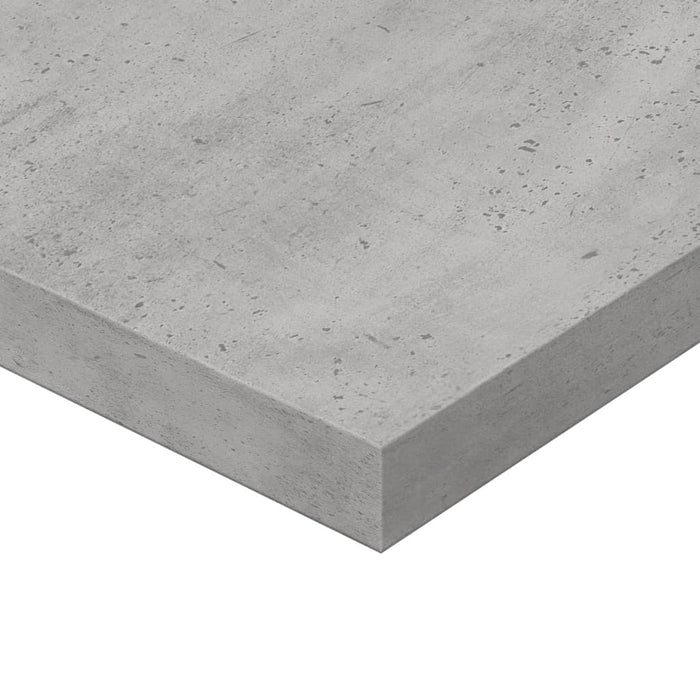 Plăci bibliotecă, gri beton, 4 buc, 80 x 20 x 1,5 cm, lemn - WALTI WALTI