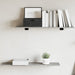 Plăci bibliotecă, gri beton, 4 buc, 80 x 20 x 1,5 cm, lemn - WALTI WALTI