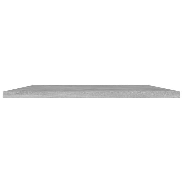 Plăci bibliotecă, gri beton, 4 buc, 80 x 40 x 1,5 cm, PAL WALTI