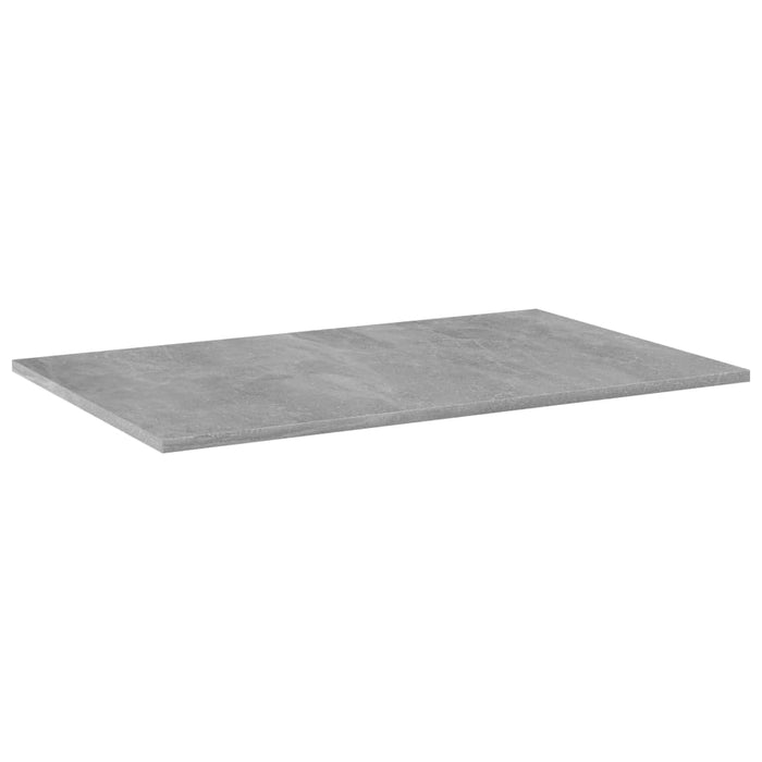 Plăci bibliotecă, gri beton, 4 buc, 80 x 50 x 1,5 cm, PAL - WALTI WALTI