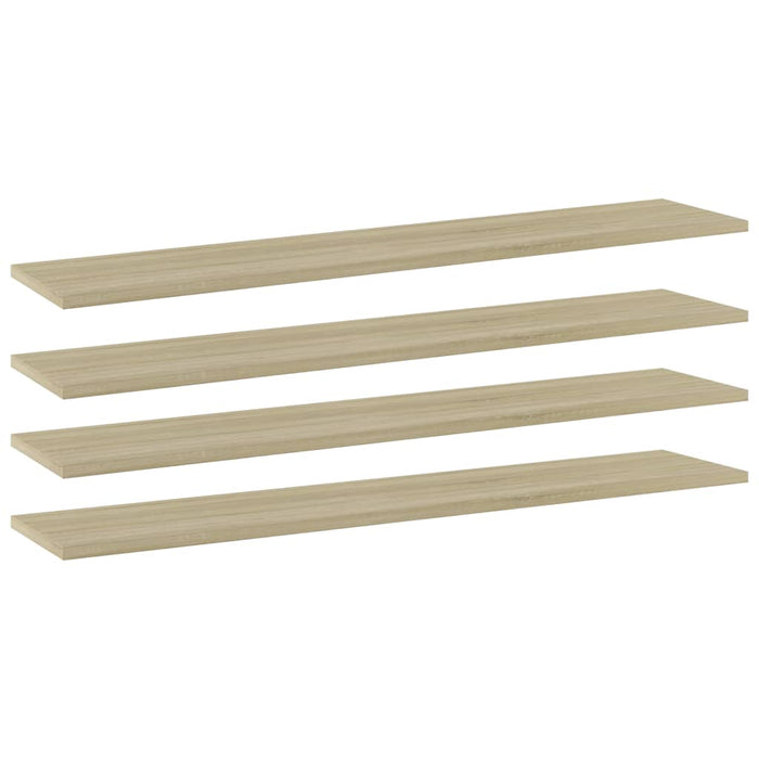 Plăci bibliotecă, 4 buc, stejar sonoma,100 x 20 x 1,5 cm, PAL - WALTI WALTI