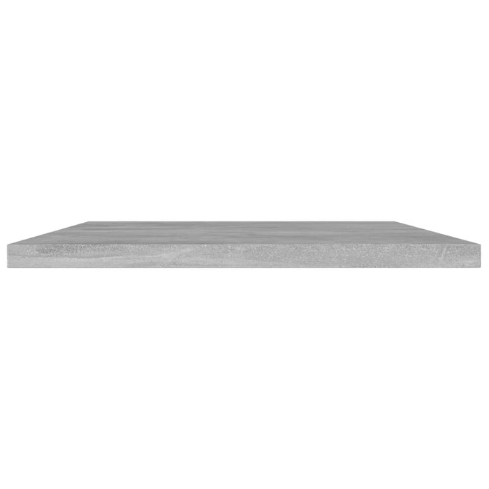 Plăci bibliotecă, gri beton, 4 buc, 100 x 20 x 1,5 cm, PAL - WALTI WALTI